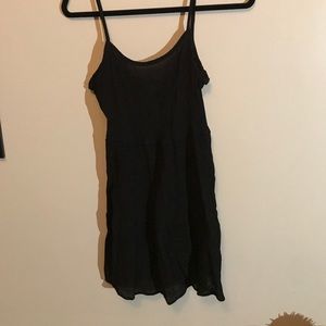 black baby doll dress
